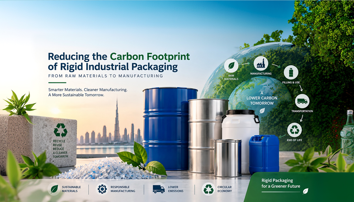 Reducing the Carbon Footprint of Rigid Industrial Packaging: From Raw Materials to Manufacturing